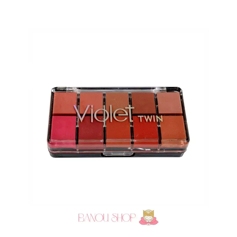پالت رژ لب ویولت 10 رنگ (دو سری رنگ A و B)